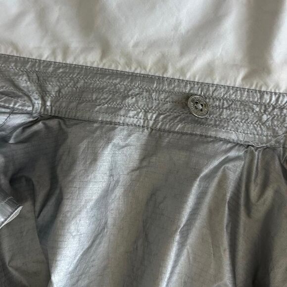 Lauren Ralph Lauren Reversible Vest Silver Metallic / White Sz P/M - Picture 6 of 6